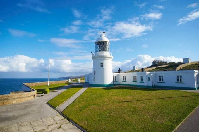 Pendeen lighthouse and sea views
