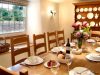 Large family dining area